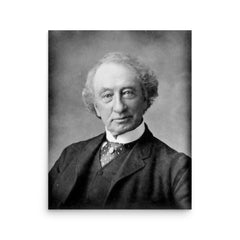 Sir John A Macdonald poster on a plain backdrop in size 16"x20".