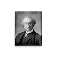 Sir John A Macdonald poster on a plain backdrop in size 8"x10".