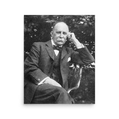 Sir William Osler poster on a plain backdrop in size 16"x20".