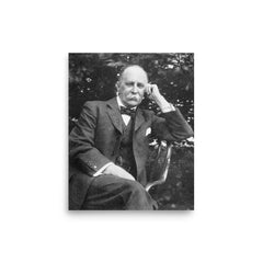 Sir William Osler poster on a plain backdrop in size 8"x10".