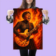 Sister Rosetta Tharpe electrified gospel blaze portrait poster 3