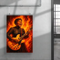 Sister Rosetta Tharpe electrified gospel blaze portrait poster 4