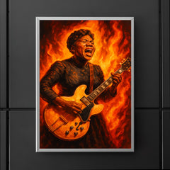 Sister Rosetta Tharpe electrified gospel blaze portrait poster 5