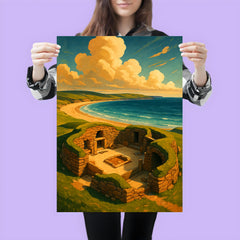 Skara Brae Scotland poster 3