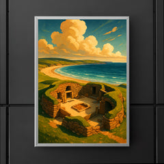 Skara Brae Scotland poster 5