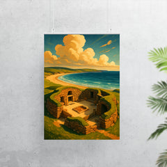 Skara Brae Scotland poster 7