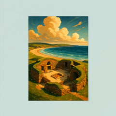 Skara Brae Scotland poster 8