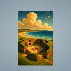 Skara Brae Scotland poster 9
