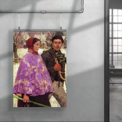 Skaters by Gari Melchers poster 4