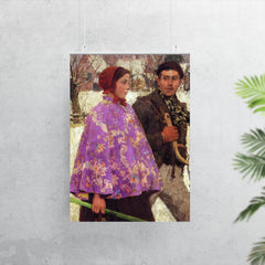 Skaters by Gari Melchers poster 7