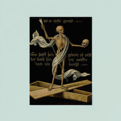 Skeleton Standing on an Open Coffin by the Netherlandish School poster 8