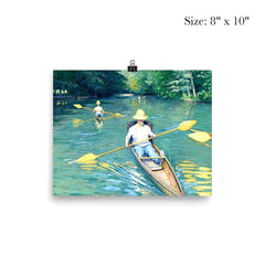 Skiffs by Gustave Caillebotte poster 4