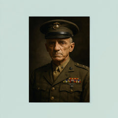 Smedley Butler portrait poster 8