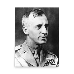 Smedley Butler poster on a plain backdrop in size 18"x24".