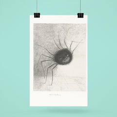 Smiling Spider by Odilon Redon, 1887 poster 6