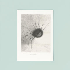 Smiling Spider by Odilon Redon, 1887 poster 8