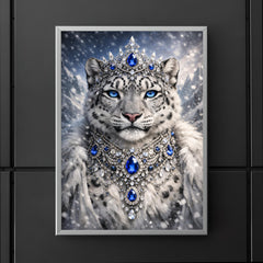 Snow leopard empress with jeweled collar poster 5