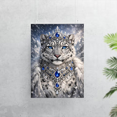Snow leopard empress with jeweled collar poster 7