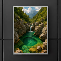 Soča River Emerald Pools Slovenia poster 5
