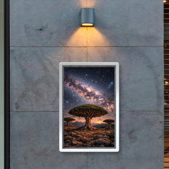 Socotra dragon blood trees under Milky Way poster 2