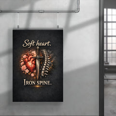 Soft heart Iron spine poster 4