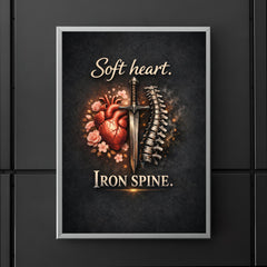 Soft heart Iron spine poster 5