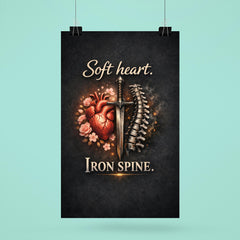 Soft heart Iron spine poster 6