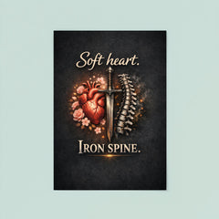 Soft heart Iron spine poster 8