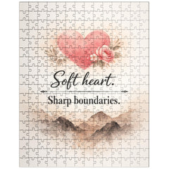 Soft heart Sharp boundaries jigsaw puzzle
