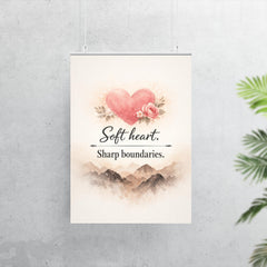 Soft heart Sharp boundaries poster 7