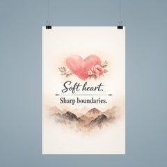 Soft heart Sharp boundaries poster 9