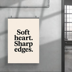 Soft heart Sharp edges poster 4