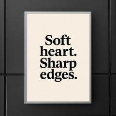 Soft heart Sharp edges poster 5