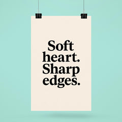 Soft heart Sharp edges poster 6