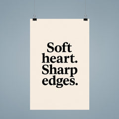 Soft heart Sharp edges poster 9