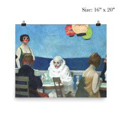 Soir Bleu by Edward Hopper poster 2