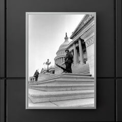 Soldier at U.S. Capitol During Martin Luther King Jr. Assassination Riots, April 1968 poster 5