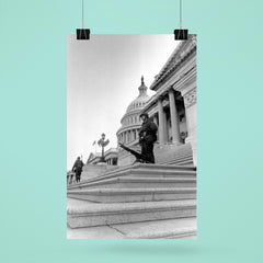 Soldier at U.S. Capitol During Martin Luther King Jr. Assassination Riots, April 1968 poster 6