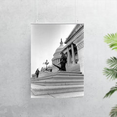 Soldier at U.S. Capitol During Martin Luther King Jr. Assassination Riots, April 1968 poster 7