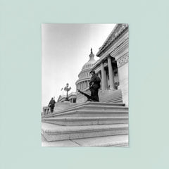 Soldier at U.S. Capitol During Martin Luther King Jr. Assassination Riots, April 1968 poster 8