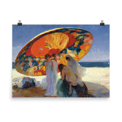 Sombras Reflejadas by Lluís Masriera Rosés, 1920 poster on a plain backdrop in size 8"x10".