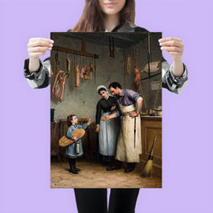 Something for the Cat by Adolf von Becker poster 3