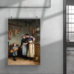 Something for the Cat by Adolf von Becker poster 4