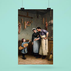 Something for the Cat by Adolf von Becker poster 6