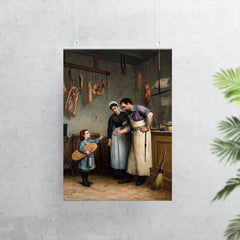 Something for the Cat by Adolf von Becker poster 7