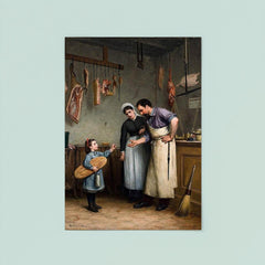 Something for the Cat by Adolf von Becker poster 8