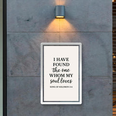 Song of Solomon 34 I have found the one whom my soul loves poster 2