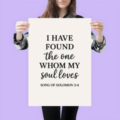 Song of Solomon 34 I have found the one whom my soul loves poster 3