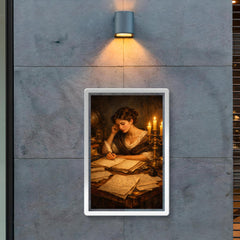 Sophie Germain by candlelit number theory pages poster 2