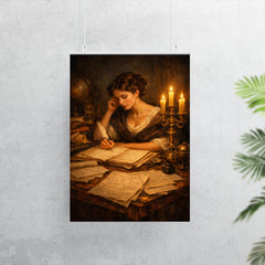Sophie Germain by candlelit number theory pages poster 7
